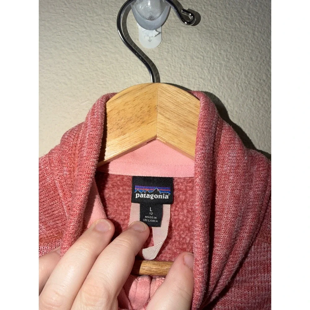 Girls Patagonia Better Sweater Pink Jacket Size 12